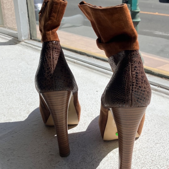 Bakers Brown Leather Suede Katerina boots - Picture 7 of 13